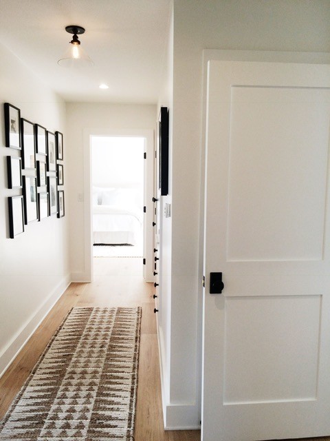 2 Flat Panel Primed Mission Shaker Stile & Rail Solid Core Door Slabs 8ft Height