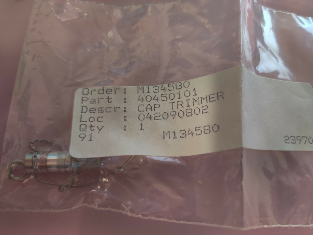 Universal Instruments Cap Trimmer 40450101