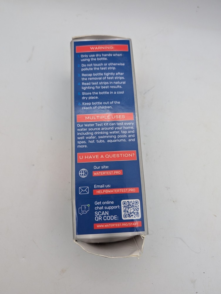 17 Elements Water Testing Kit for PH Hardness,bacteria in Home Tap Water