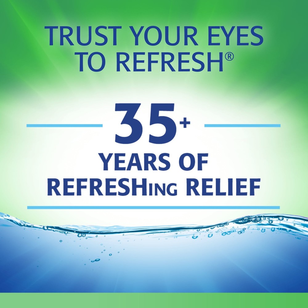 2 Bottles Refresh Tears Lubricant Eye Drops Artificial Tears, 30 ml