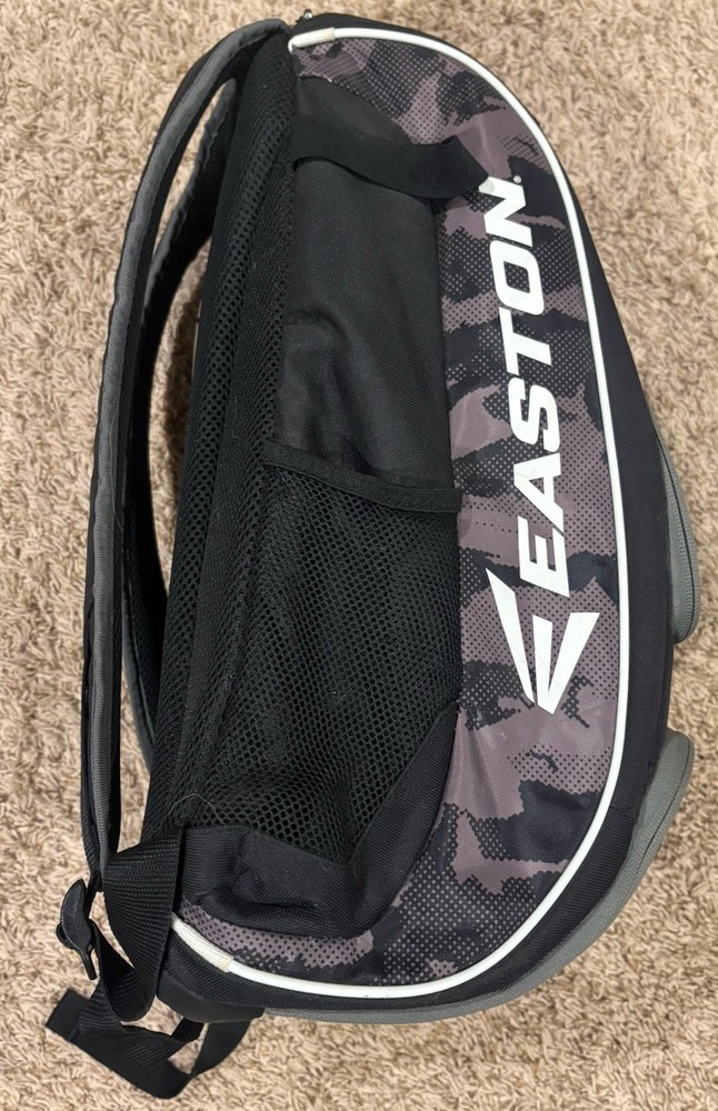 Easton Baseball Game Ready Backpack, Black Camo