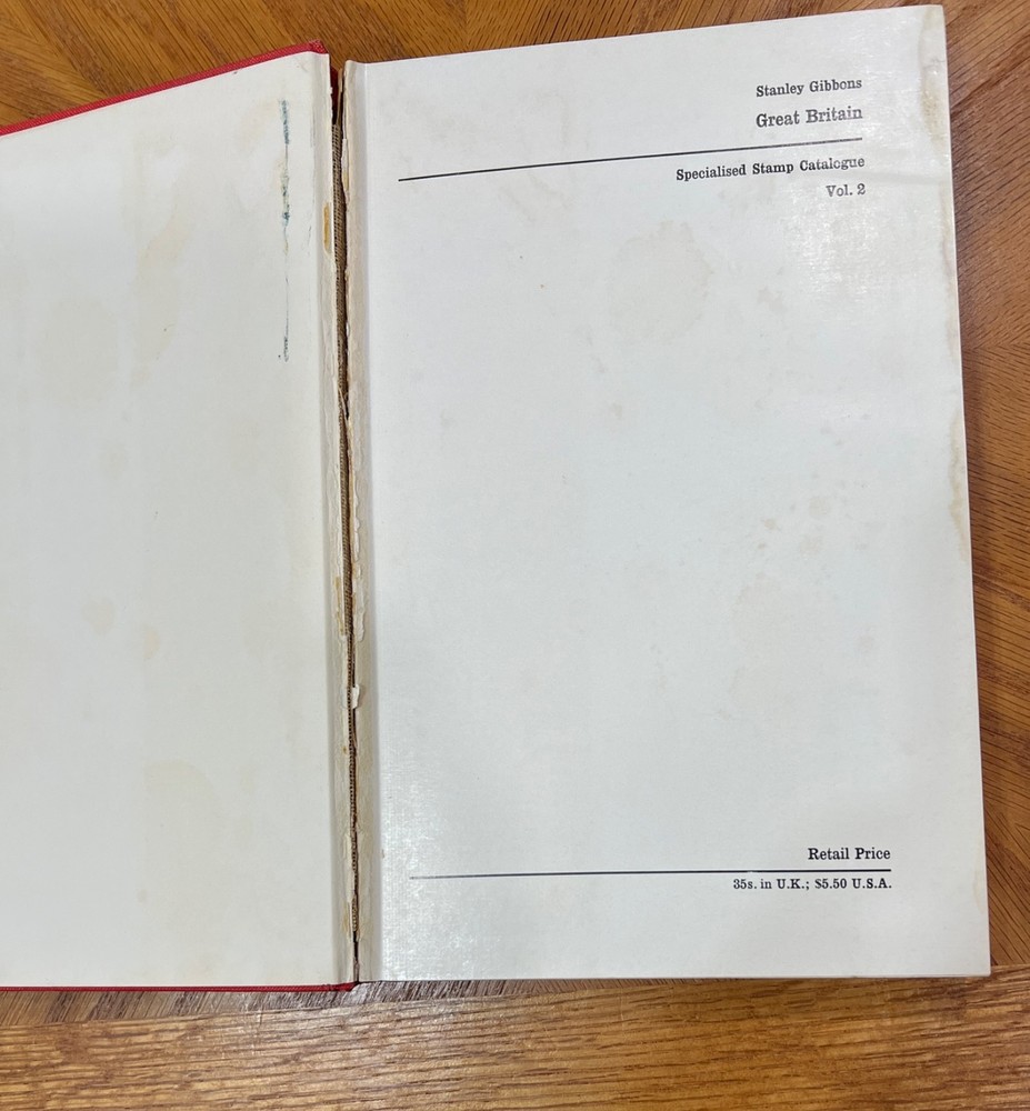 STANLEY GIBBONS SPECIALIZED GREAT BRITAIN STAMP CATALOGUE 1967
