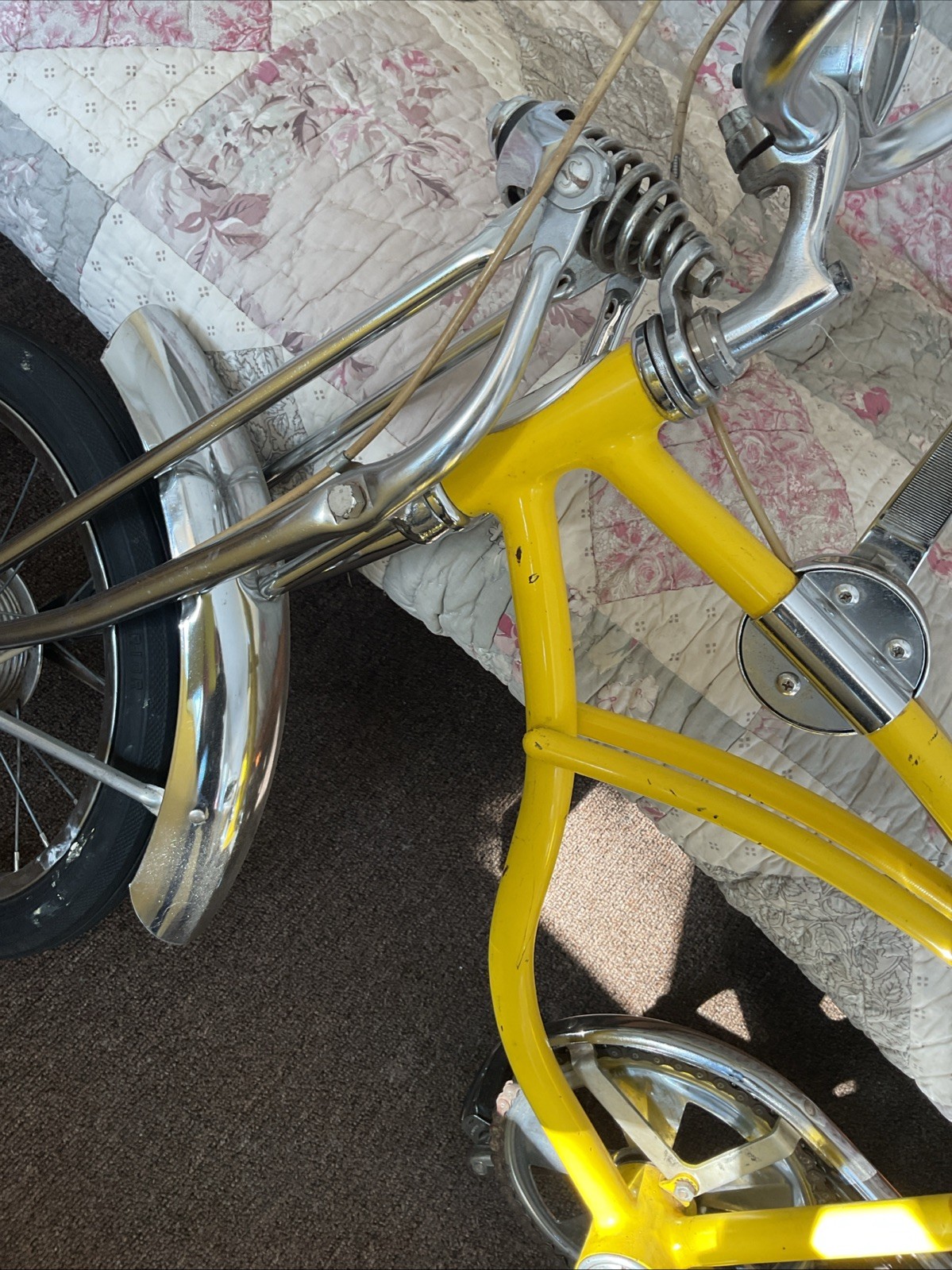Vintage Aug 1969 Schwinn Stingray Krate Lemon Peeler Muscle bike 5 Speed