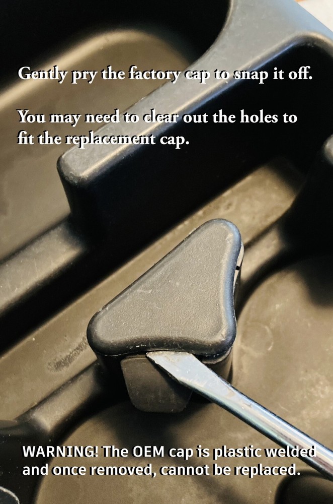 CHEVROLET SILVERADO CONSOLE CUP HOLDER TAB SET - 2003-06