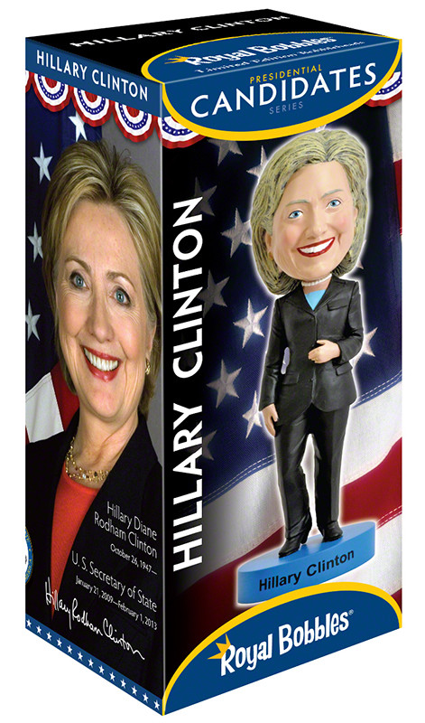 Hillary Clinton Bobblehead - 2016 Edition Royal Bobbles 011266