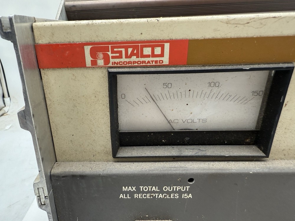 Staco Model: E1010VA AC Power Supply