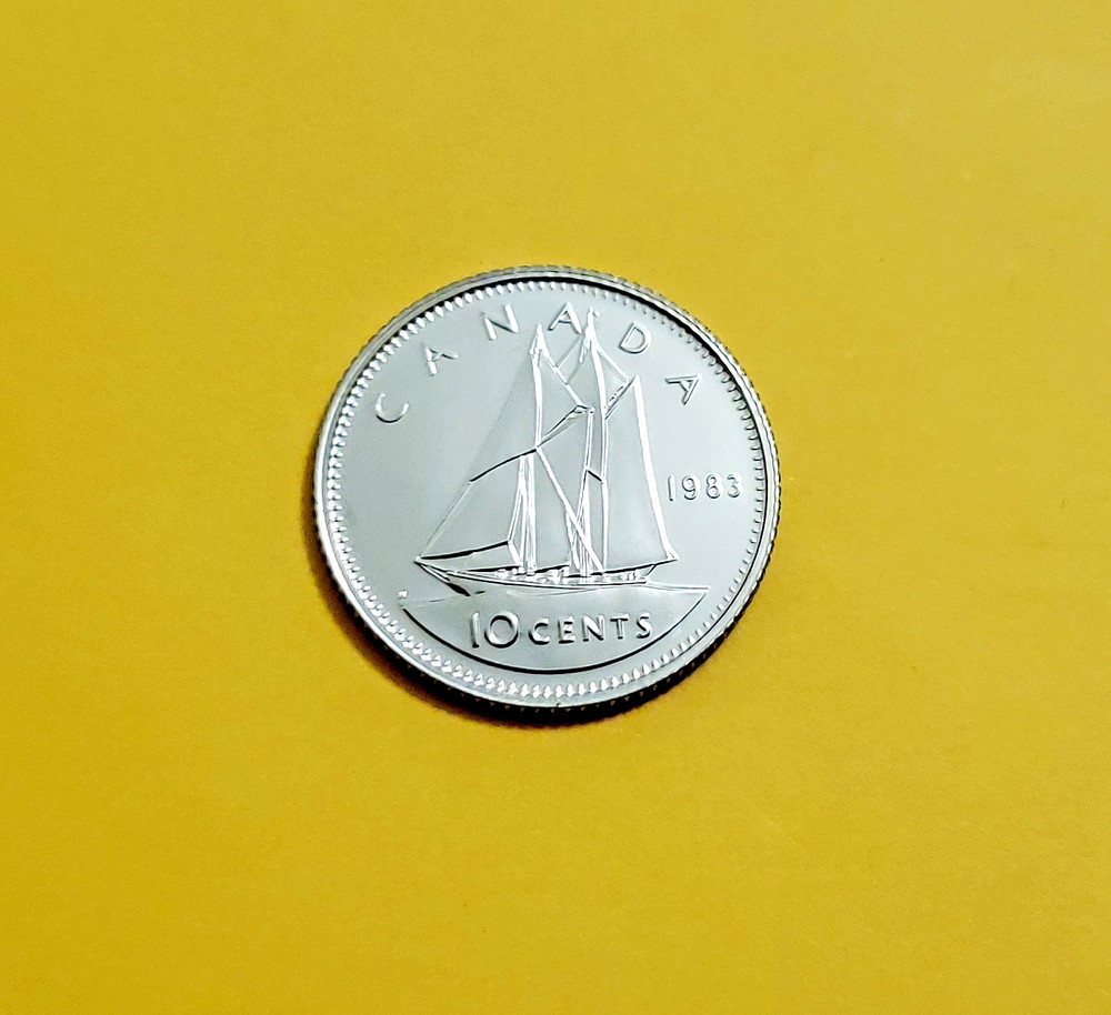 1983 Canadian Proof Like Dime