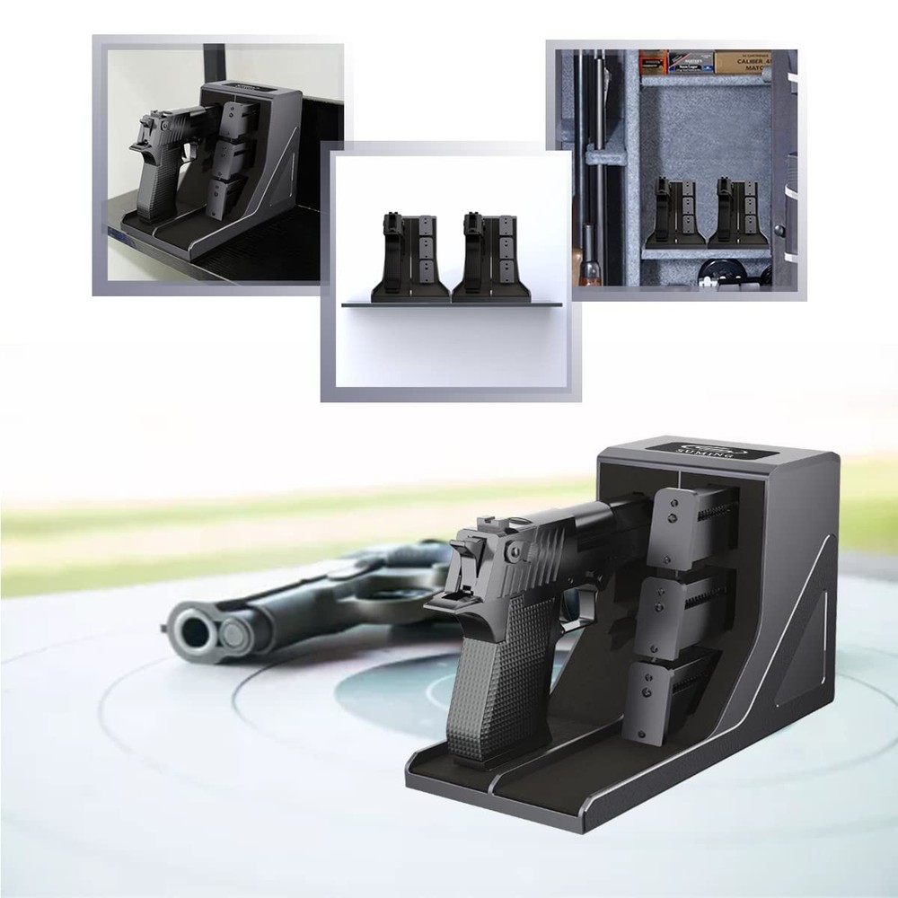 SUMING Universal Pistol Rack, Handgun Single Rack（2 sets）