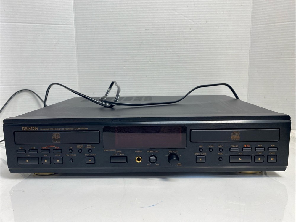 Denon CDR-W1500 CD Recorder/CD Player Combo Unit