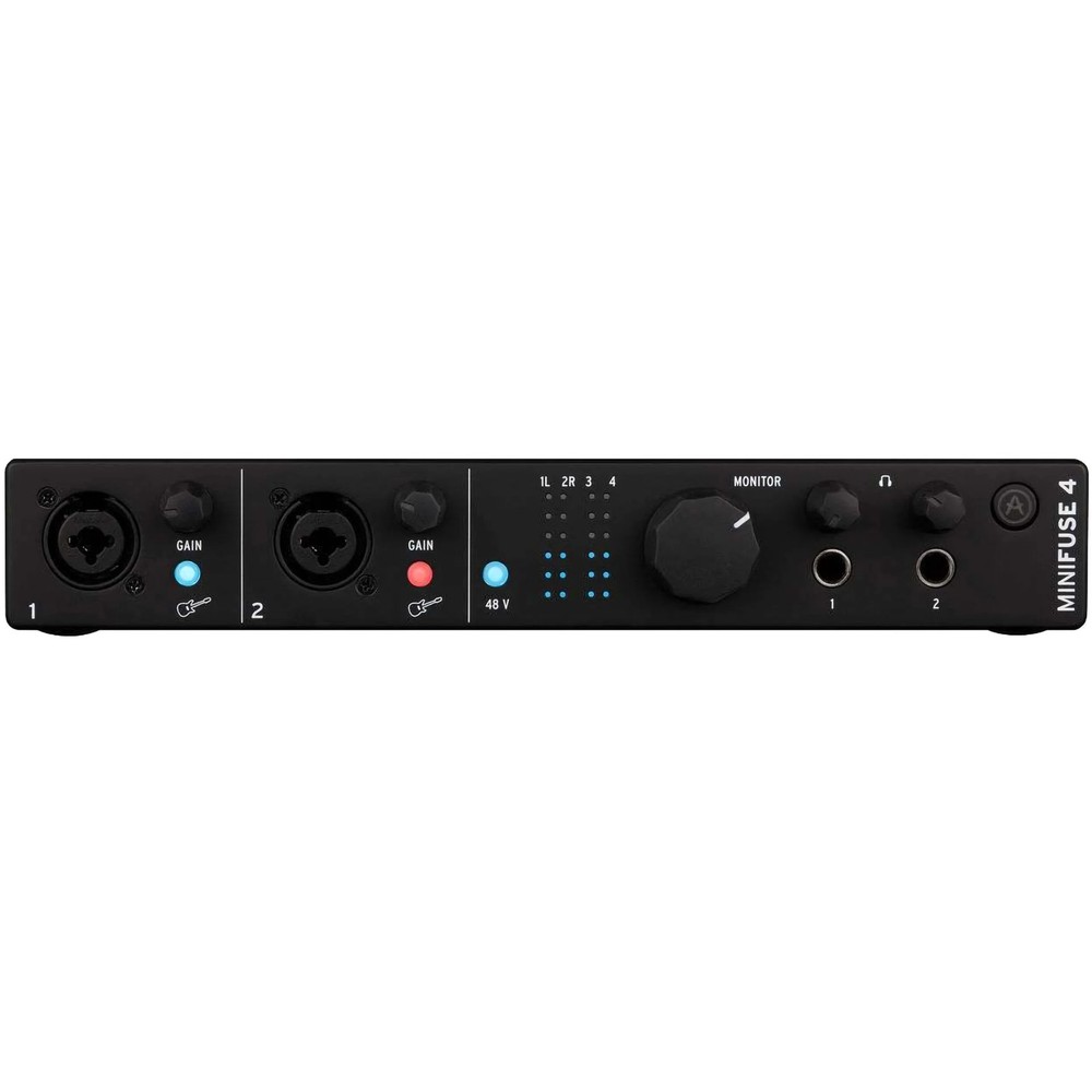 Arturia MiniFuse 4 4in/4out Audio MIDI Interface - Black