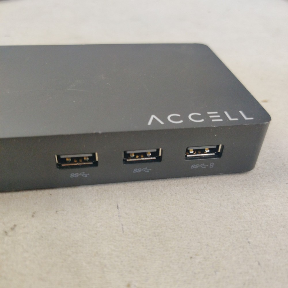 Accell USB 3.0 Full Function Docking Station for PC & Mac 4k NO CORDS, DOCK ONLY