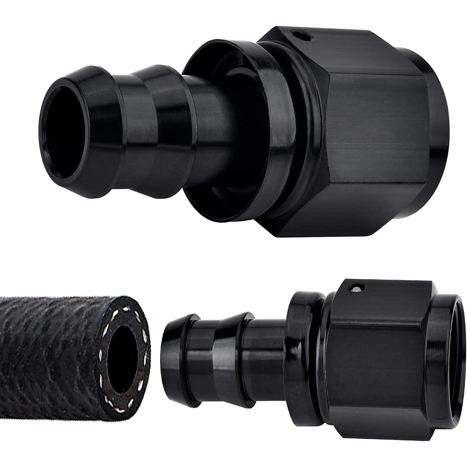 2 INCH TRANS-MISSION OIL COOLER TEMP-ERATURE GAUGE 4AN HOSE FITTINGS SENDER KIT