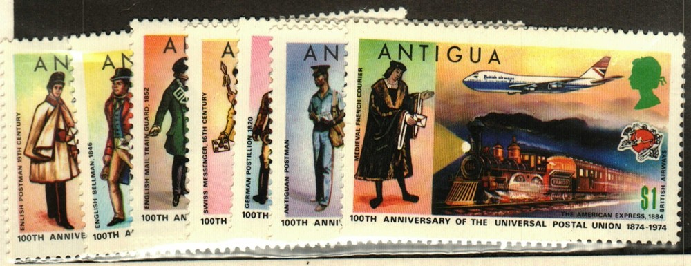 Antigua #334-40 MH UPU