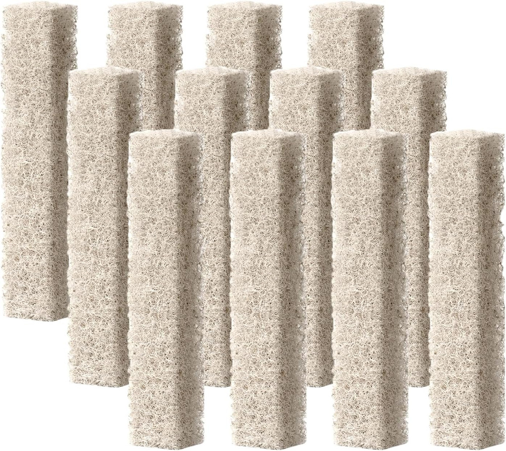 12-Pack Replacement Ammonia Reducer Pads Compatible with Aqueon QuietFlow 10 LED