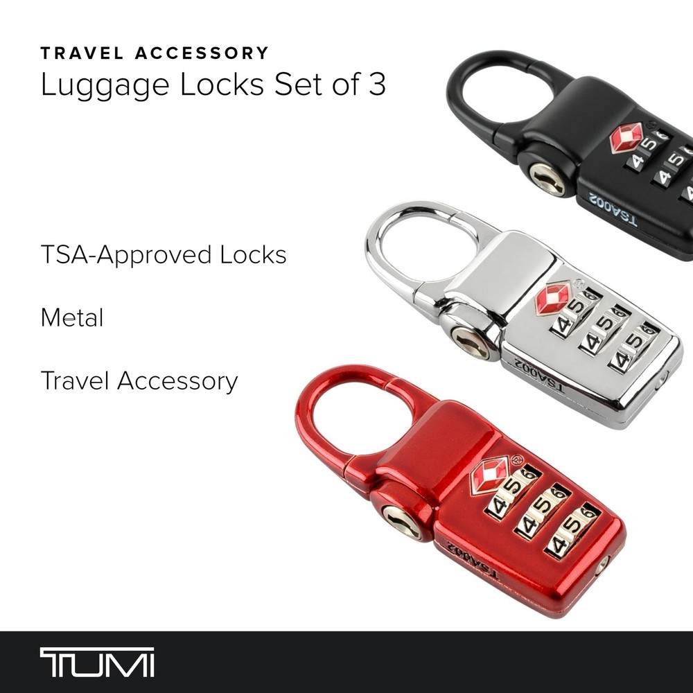 TUMI TSA Lock Box Combination Lock for Luggage & Backpack TSAApproved Lock...