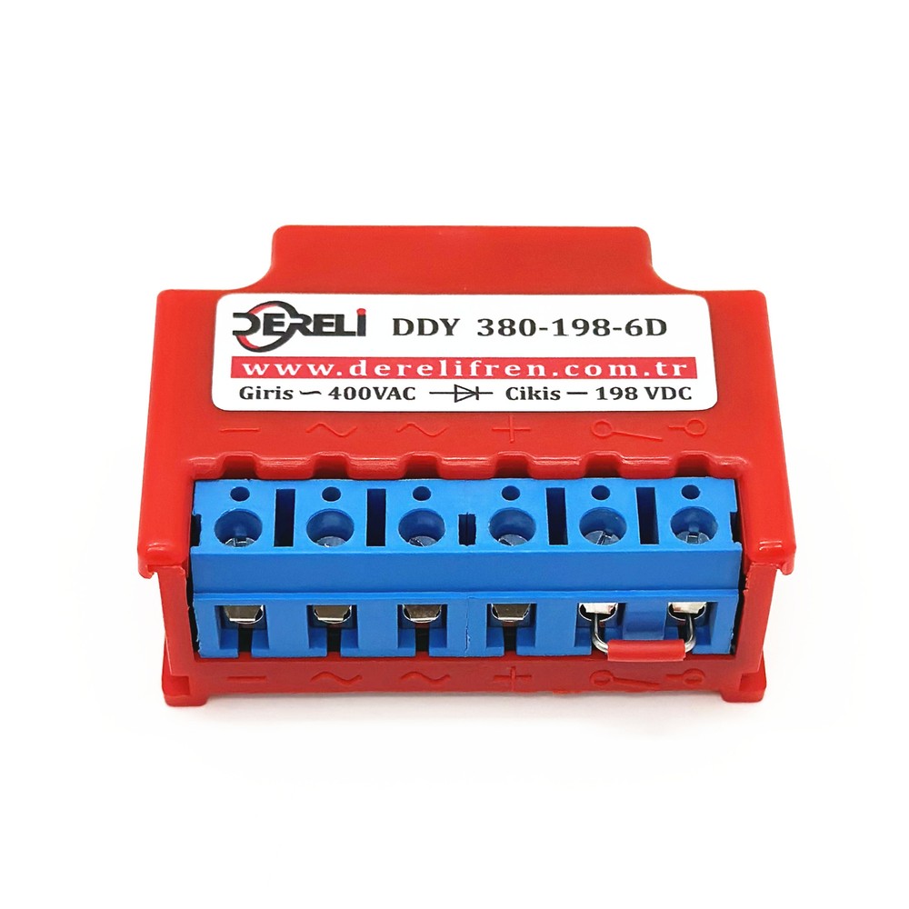 DERELI DDY 380-198-6D 400VAC~198VDC Half-Wave Brake Rectifier module