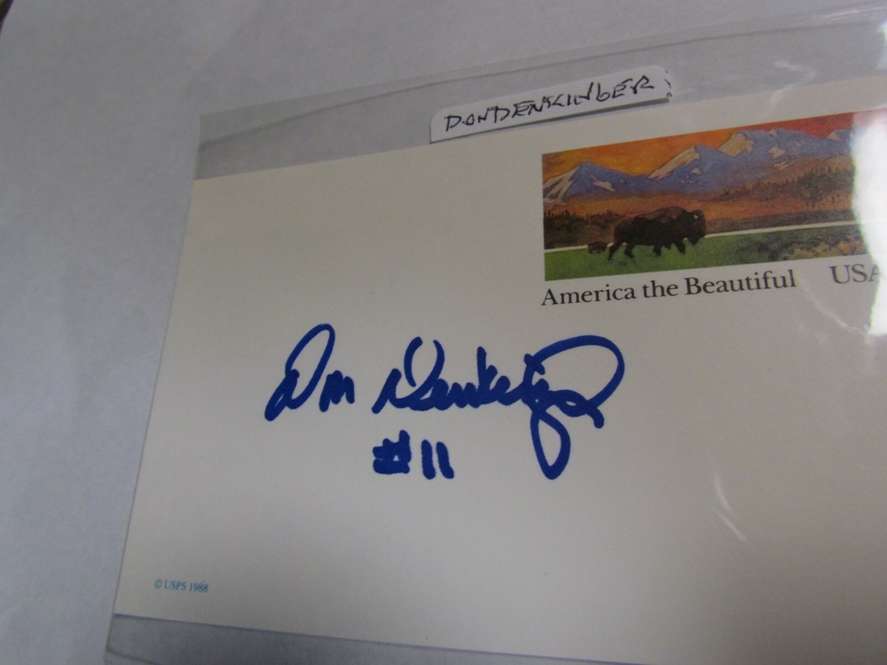 Dan Denkinger Signed Autographed Postcard