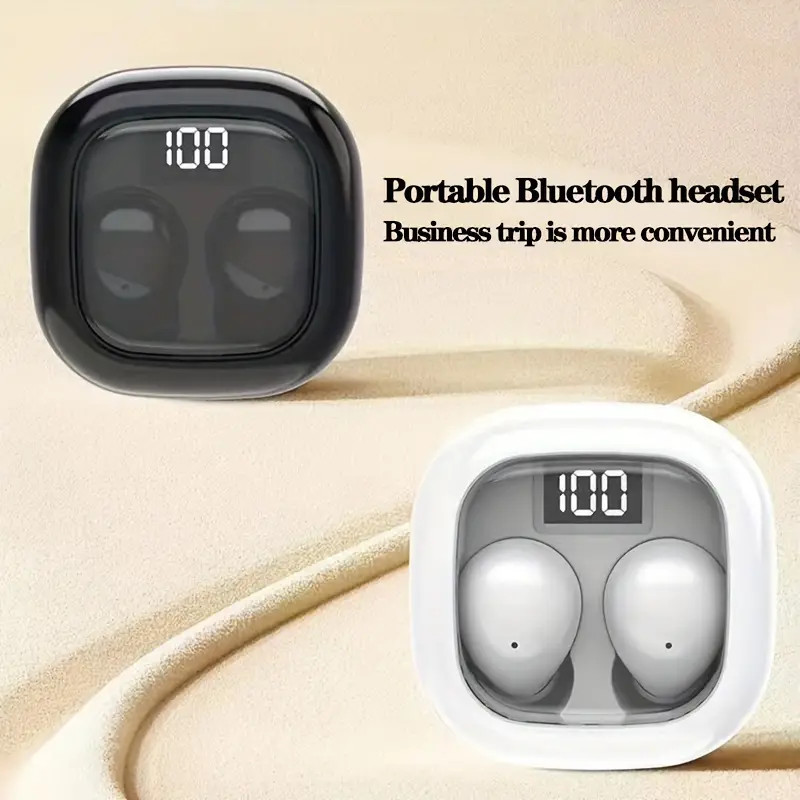 FRAZCOM Wireless Bluetooth 5.3, Waterproof Earphone Invisible In-Ear Earbuds