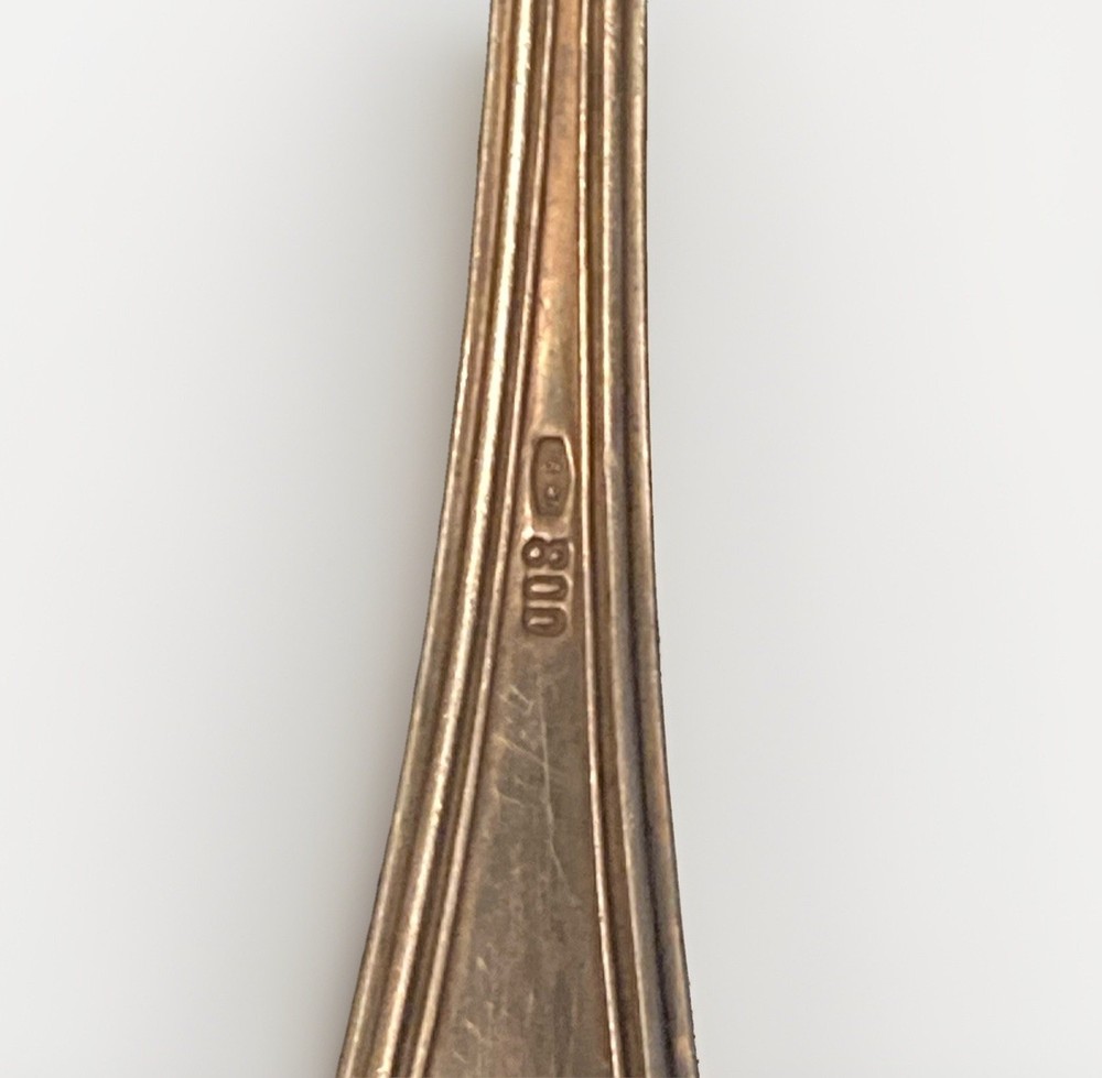 Small Antique 800 Silver Spoon ✨