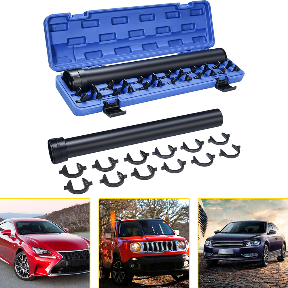 13pc Inner Tie Rod Removal Installation Tool Set with 12 SAE & Metric Adaptors !