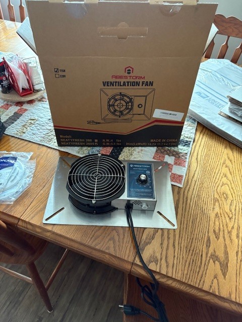 Asbestorm ventilation fan 260