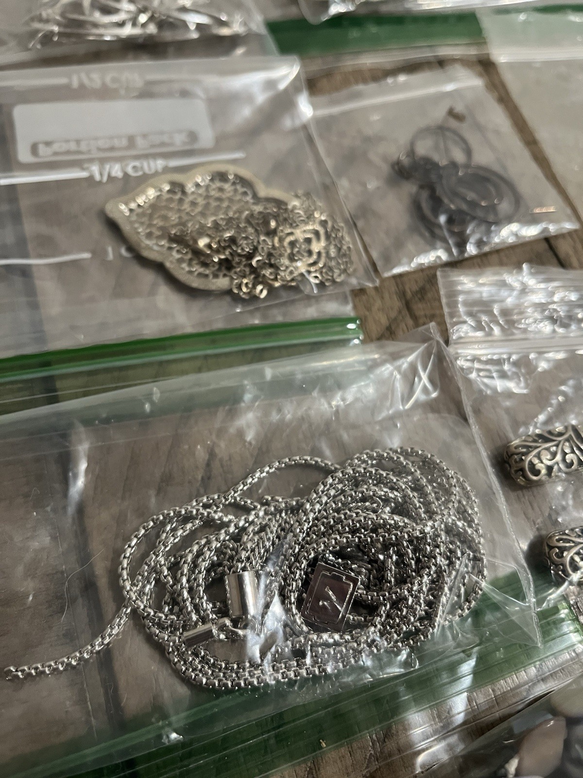 Unique Jewelry Lot. Silver, Gold, Black Tones. All Wearable. Vintage to Modern