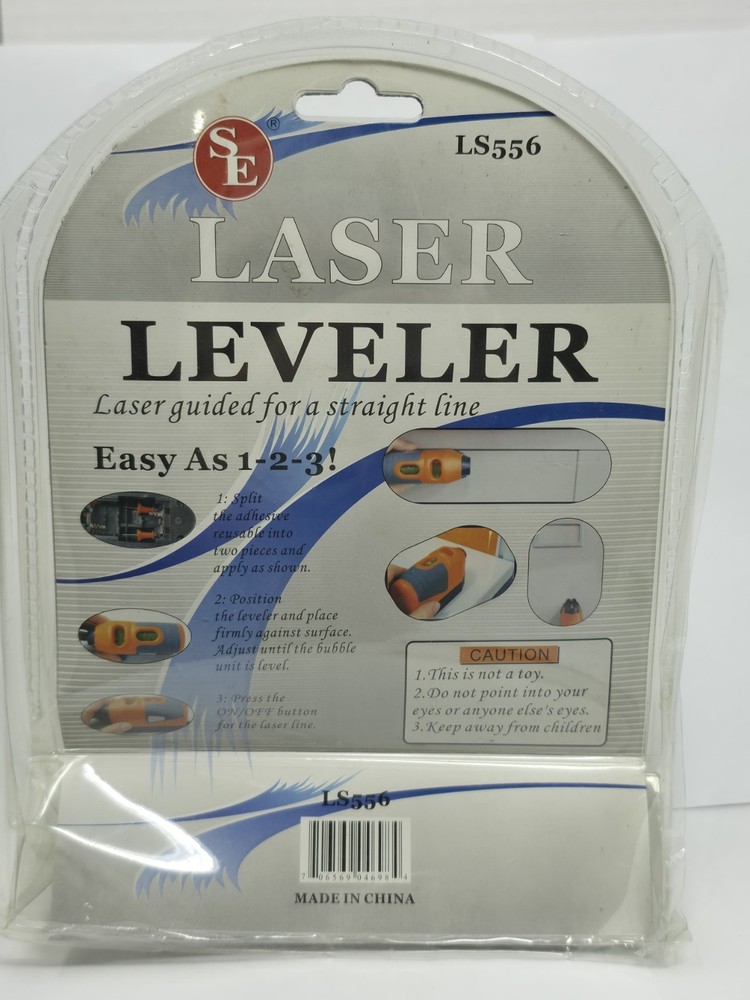 SE MULTI Purpose LASER LEVELER TOOL BUILT IN BUBBLE LEVELS #LS556