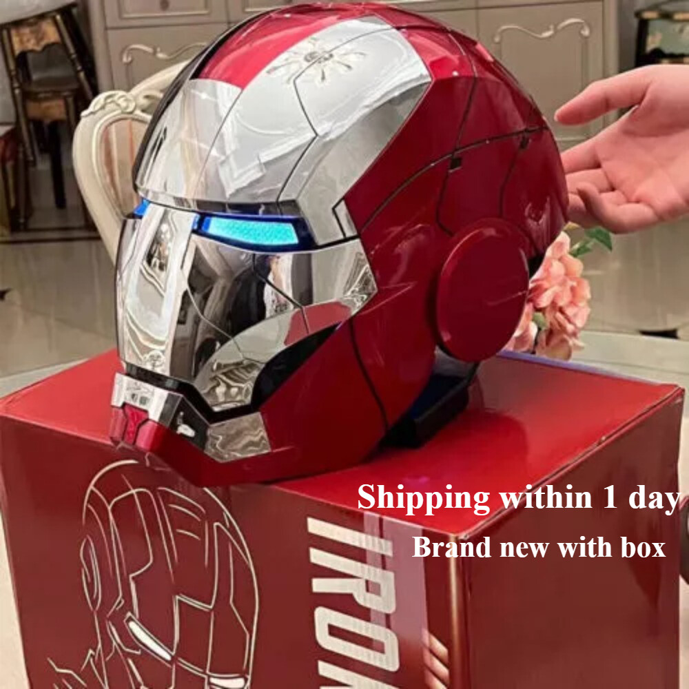 Autoking Iron Man Helmet MK5 1/1 Voice-controlled Mask Transform CosplayProp NEW
