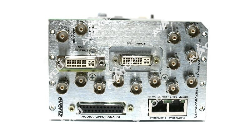 Evertz 7867VIPA12-HSN 12 Input Multi-Image Display Processor Multiviewer +3RU