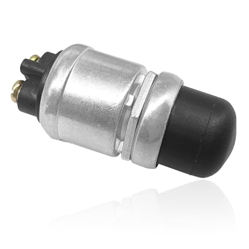 12V 50A Engine Start Push Button, Waterproof Horn Button Momentary Start