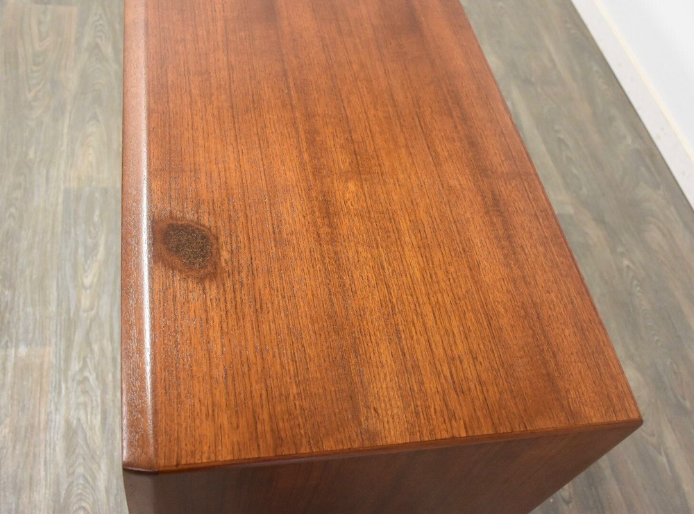 82” Refinished Bernhard Pedersen Teak Sideboard Credenza