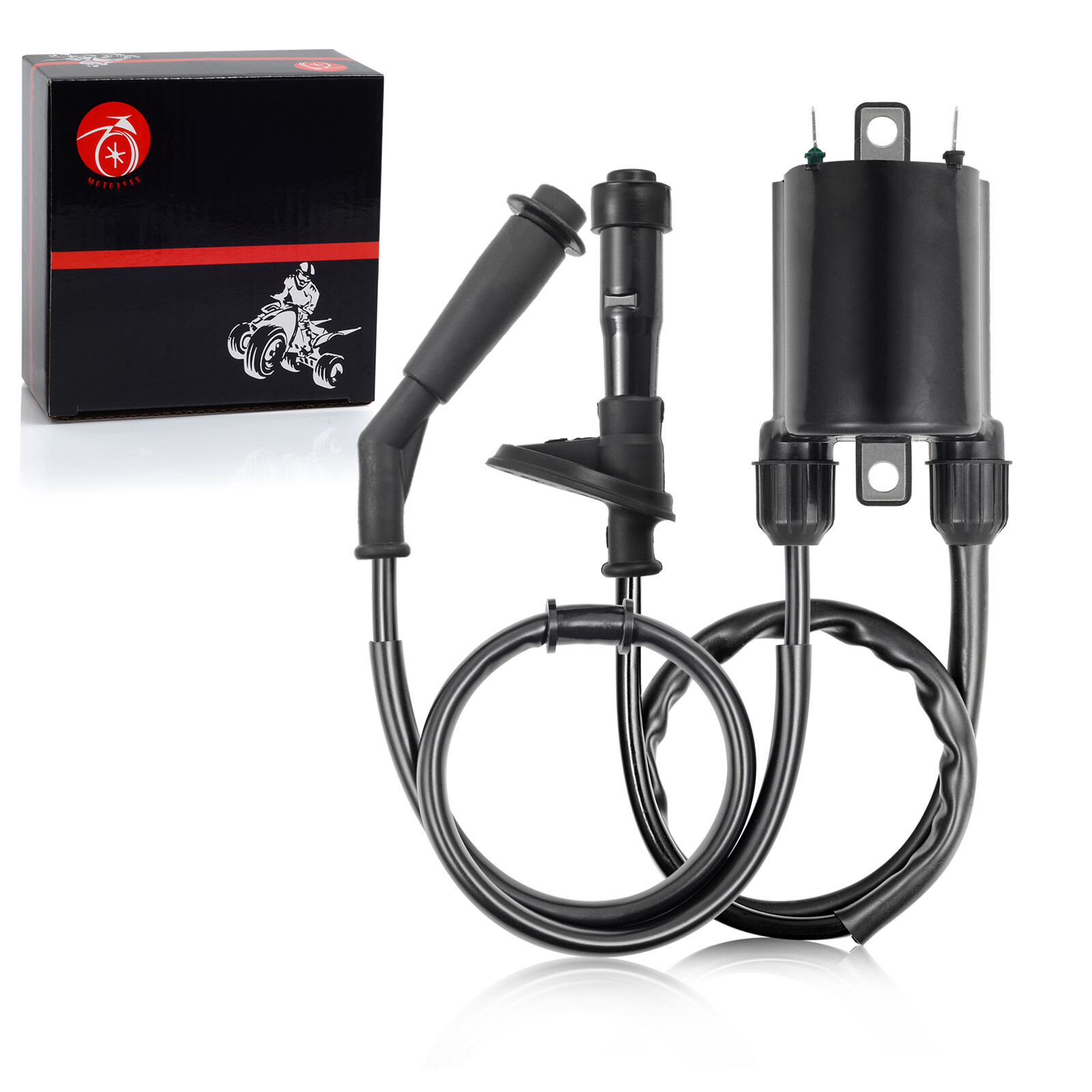 2 set of Ignition Coil & Spark Plug Cap For HONDA Shadow VLX 600 VT600 1988-2007