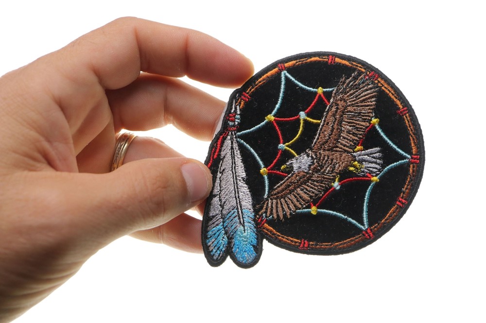 Eagle Dreamcatcher Small Patch - 3.5x3.5 inch - P3794