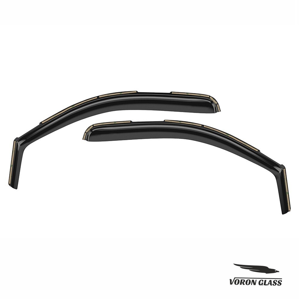 Sun Rain Visors Wind Rain Guards for 2007-2013 Chevy Silverado Regular Cab