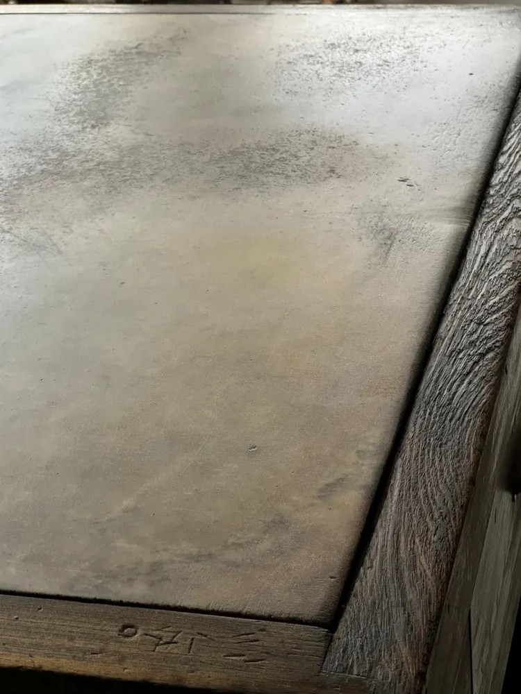 Antique Workbench, Hamilton Stone Top Printers Table