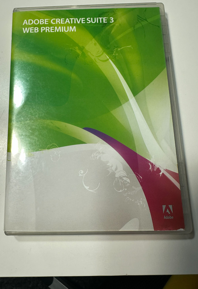 Adobe Creative Suite 3 CS3 Web Premium for Windows DVD install w/Serial Numbers