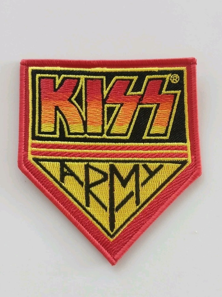 Kiss Army Logo Patch Licensed Kiss 3.1/4" x 3.1/5" New Classic Embroidered Patch
