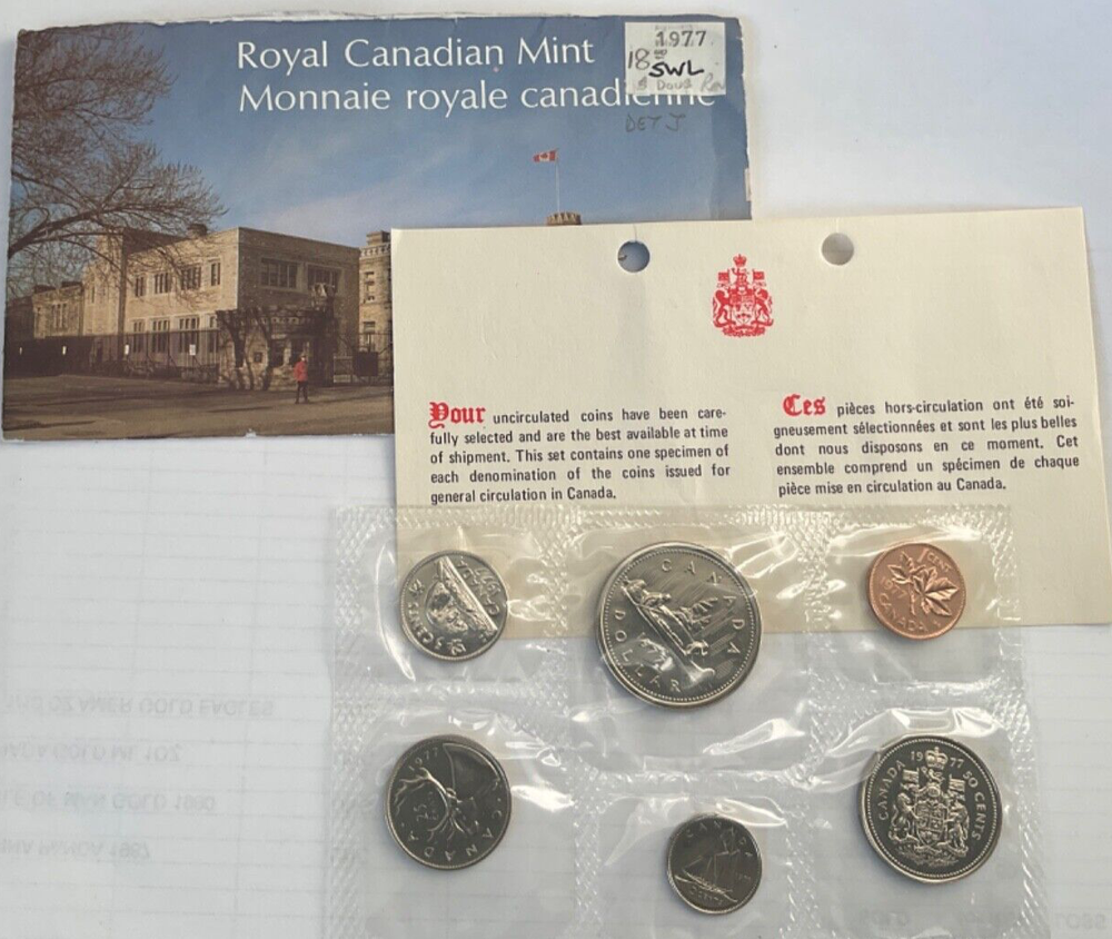 *** 1977 CANADA PROOF LIKE MINT SET *** SWL