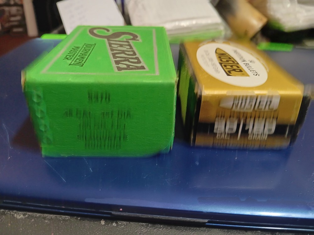 2 EMPTY Bullet BOXES Sierra And Nosler (26-214)