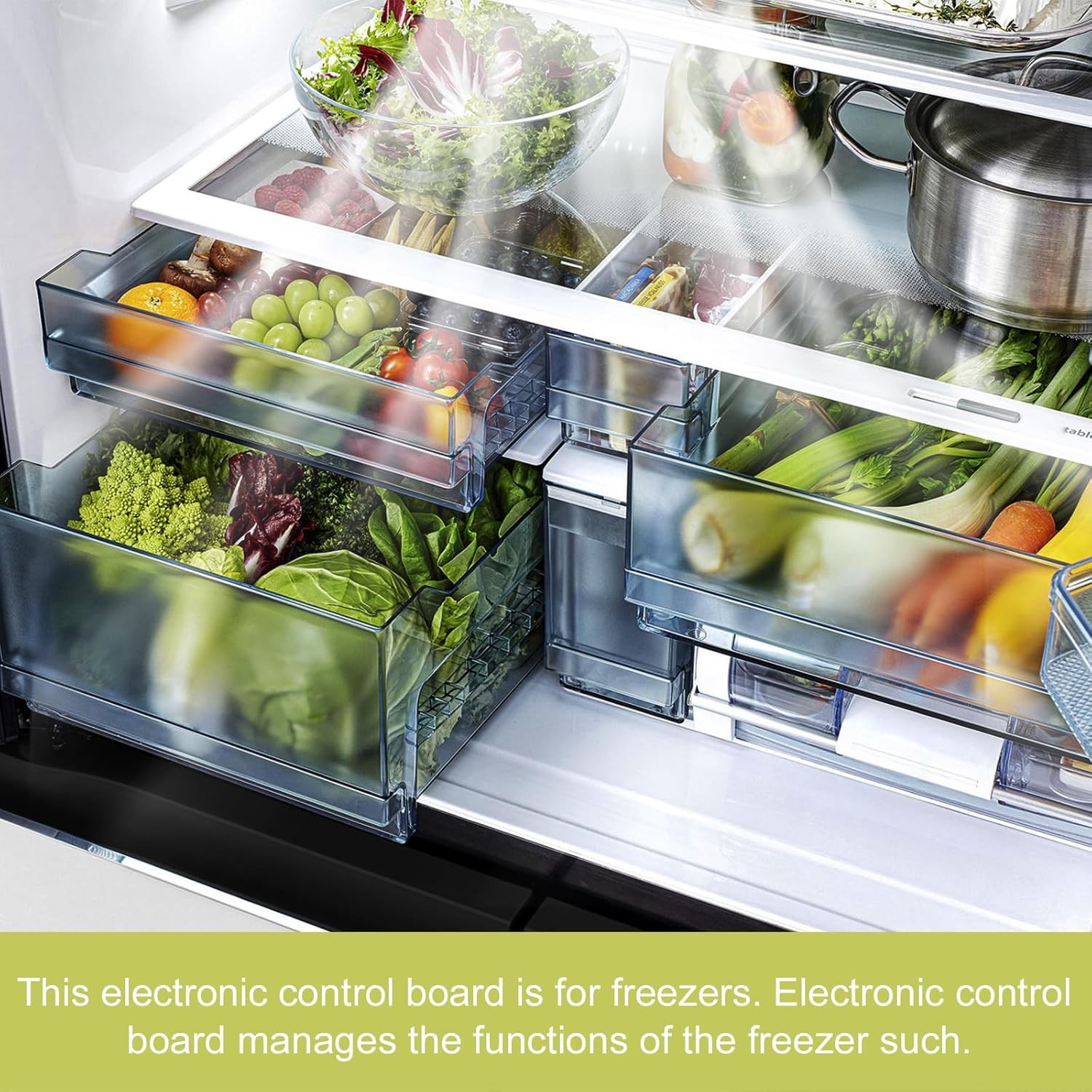 297370602 Freezers Electrical Control for Frigidaire/Electrolux 3.5"L x 1.8"W