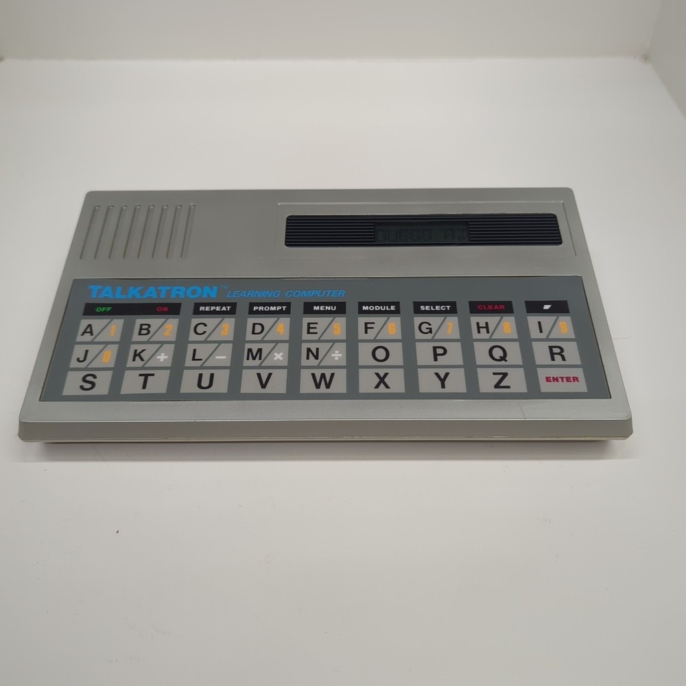 Vintage Sears Talkatron Learning Computer Talking Math Spelling Tiger 1985