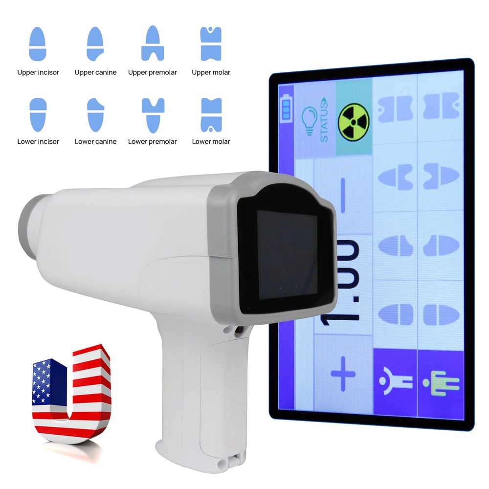 Dental X Portable Ray Digital Machine Rayos/ with Scatter Shield Protective Ring