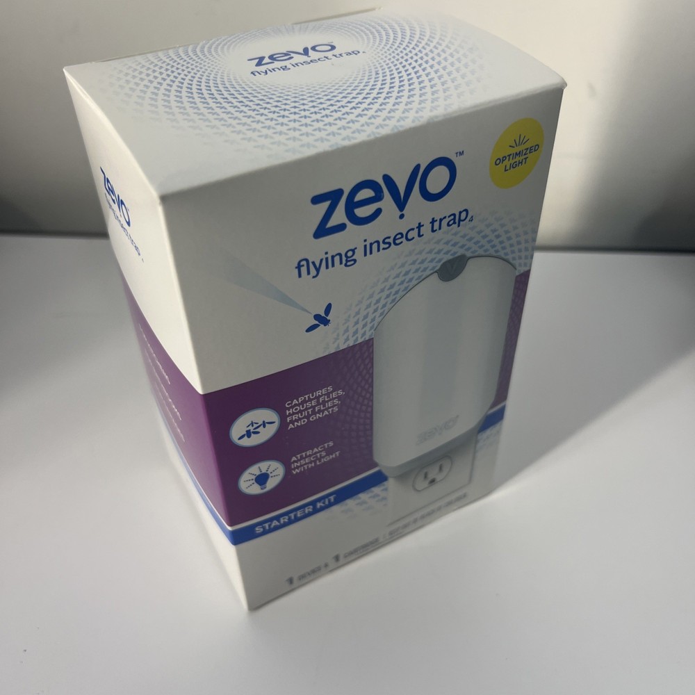 Zevo Flying Insect Light Trap (1 Device ONLY ) Plug In Device
