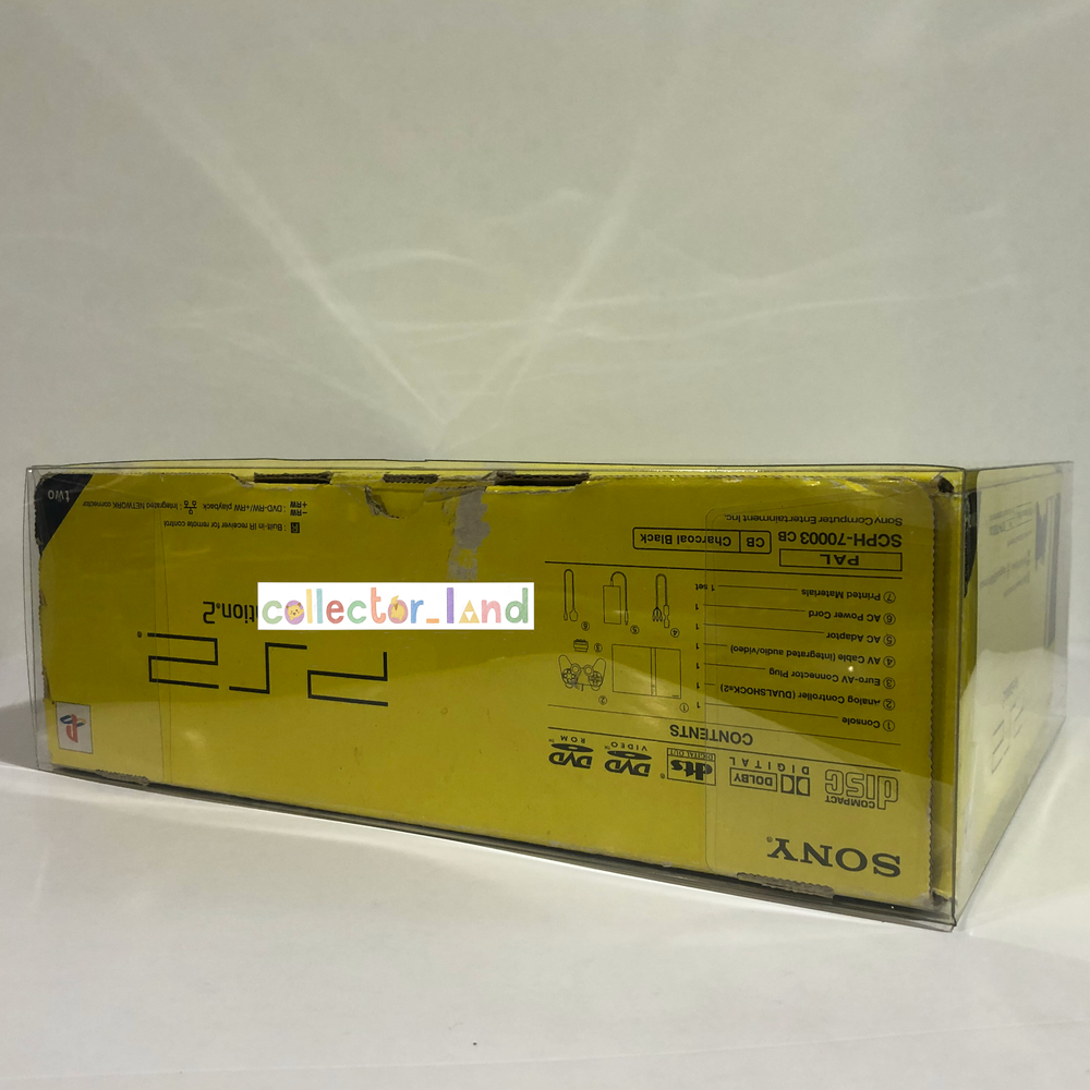 1x BOX PROTECTOR Sony PlayStation 2 Slim PS2 Game Console Box Clear DISPLAY CASE