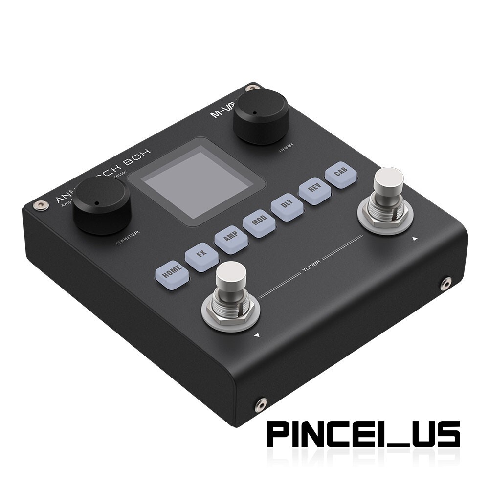 M-VAVE ANNBLACK BOX Amp Modeler Effects Processor w/ 1.54" Color