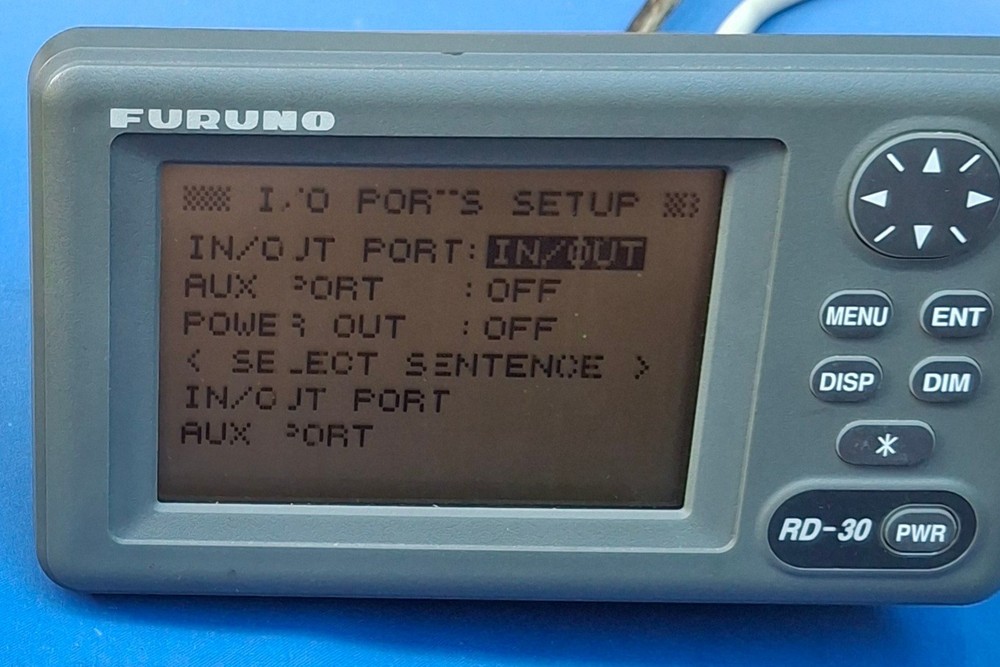 Furuno RD-30 Remote Organizer Multi Display Depth Temp Speed bad pixels for Part