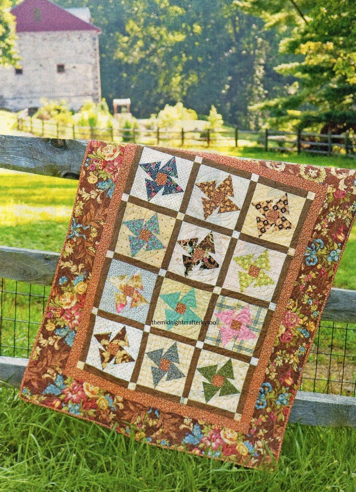 Catch The Breeze Quilt Pattern Pieced KE