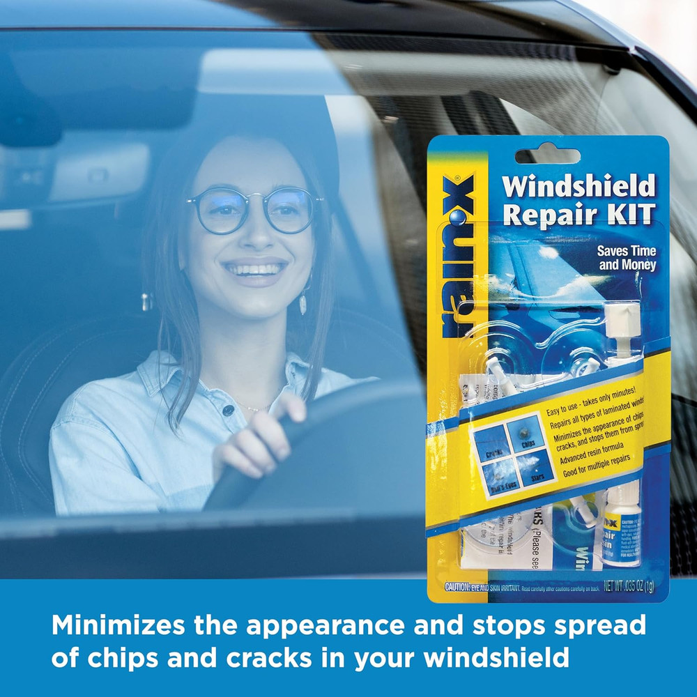 600001 Windshield Repair Kit - Quick and Easy Durable Resin Based Windshield Rep