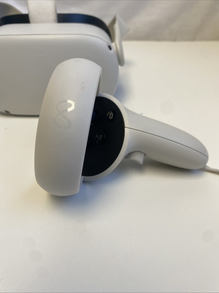 Meta Oculus Quest 2 128GB Standalone VR Headset W Controllers - White