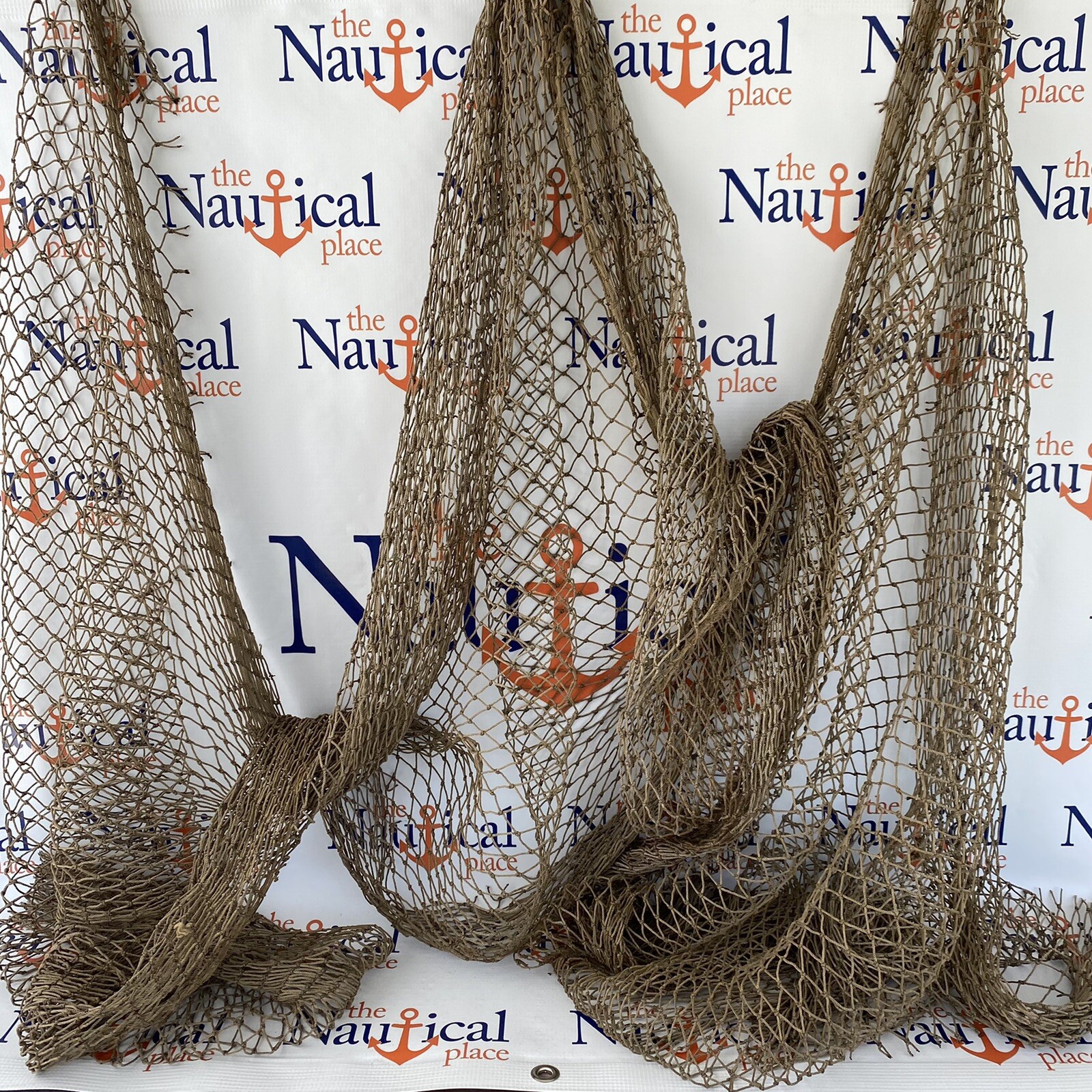 Authentic Fishing Net, Old Vintage Netting, Decorative Used Fish Net, Nautical